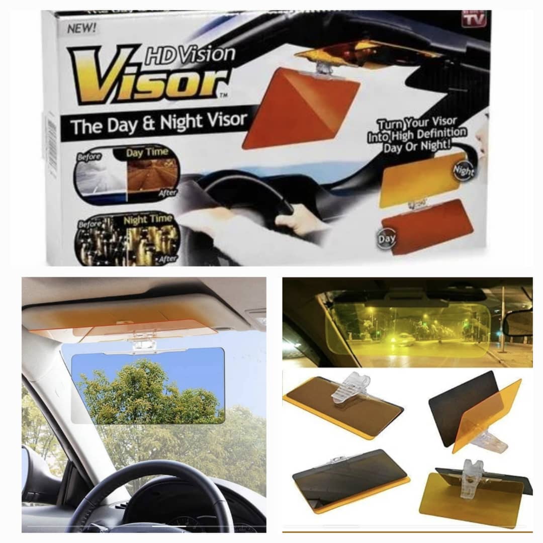 عاكس شمسي وليلي للسيارة