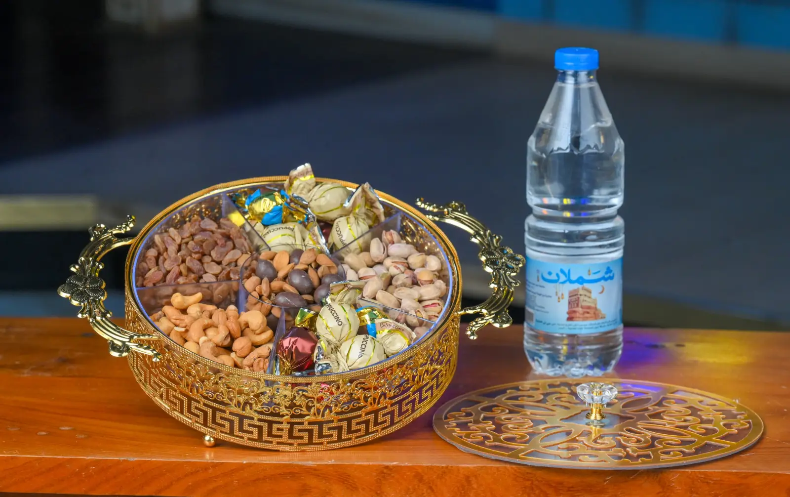 ترند العيد صحون تقديم مكسرات