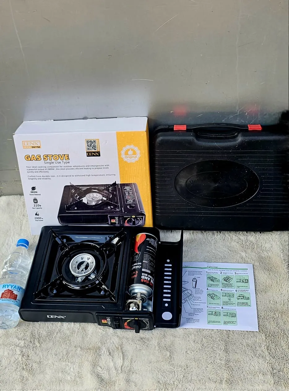 موقد الغاز المحمول معا الشنطه + الغاز